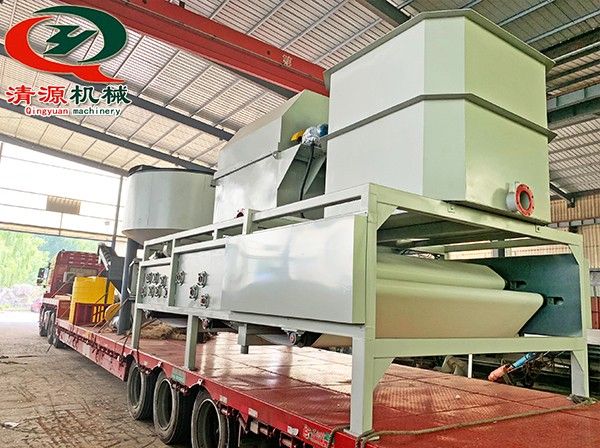 今日發(fā)貨青?？蛻?hù)轉(zhuǎn)鼓濃縮脫水一體機(jī)砂水分離器